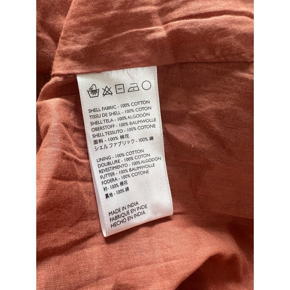 Cleobella Sara Floral Belted Midi Dress Terracotta Lined Womens Size XL - Picture 6 of 8